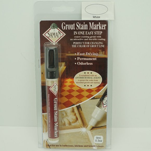 NEW SamaN GM-110 Grout Stain Marker, White#03 - Picture 1 of 2